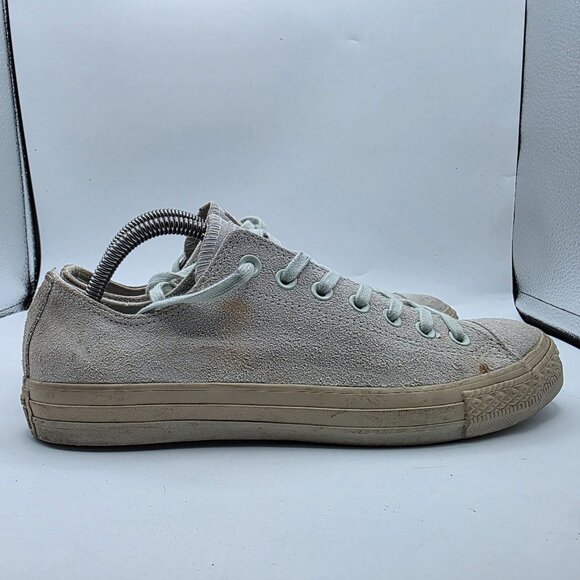 Converse Chuck Taylor All Star Mens Size 8.5 White Low Top Sneakers Casual Shoes - Picture 12 of 13